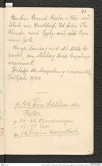 Seite 43, Tagebuch "Teufelslucken 1929 | Umlauf 1927/28 | Eggenburg 1928 | Zwergloch | Röschitz" (NHMW-PRAE-BBB-42)
